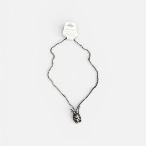 NWT Silver Rabbit Pendant Necklace